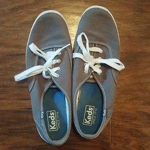 Grey Keds Shoes